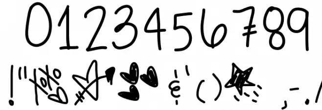 SmoochesOfYou Font OTHER CHARS