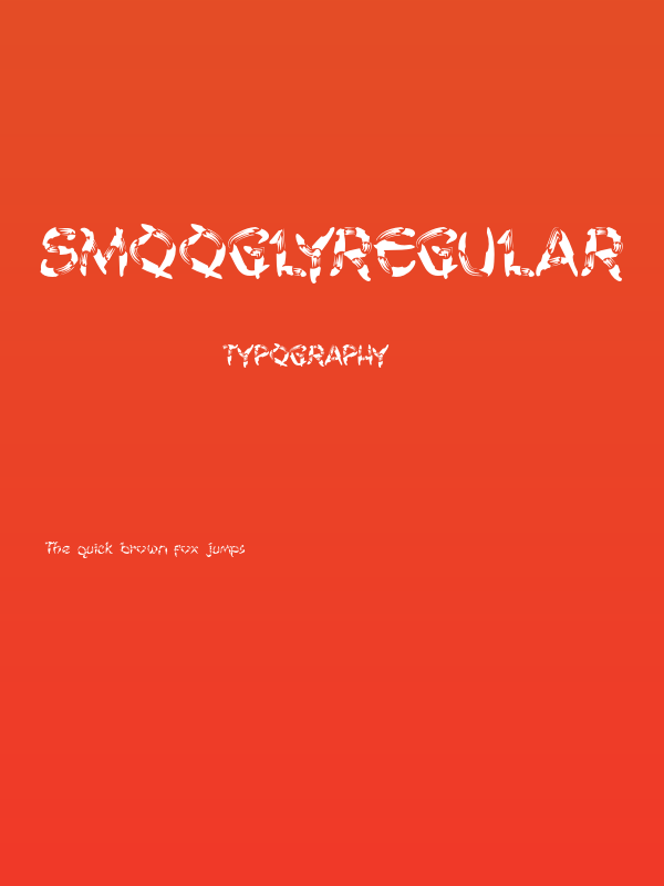 SmooglyRegular Poster