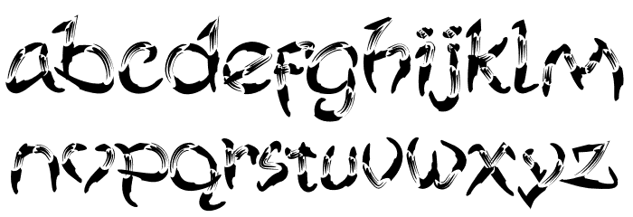 Smoogly Font LOWERCASE