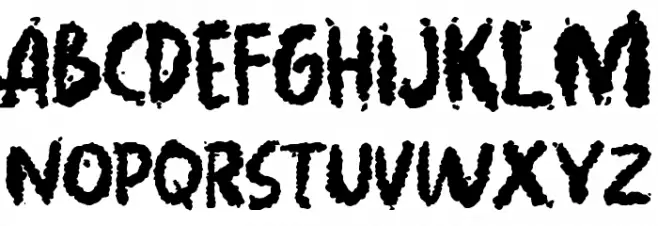 Smooky Font Litere mari