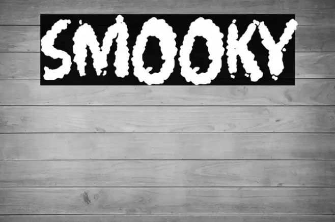 Smooky Caratteri examples