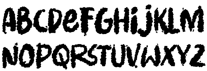 Smooky Font LOWERCASE
