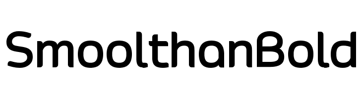 Smoolthan Bold Font