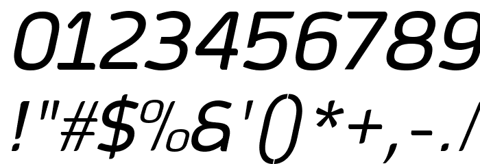 Smoolthan Medium-Italic Font OTHER CHARS