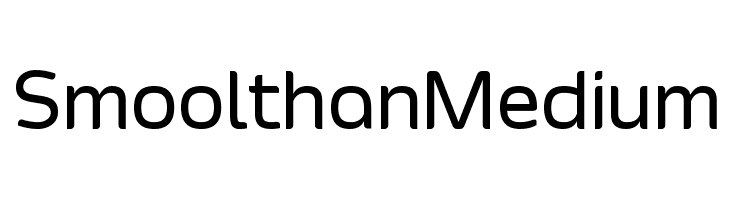Smoolthan Medium Font