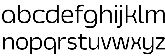 Smoolthan Thin Font LOWERCASE