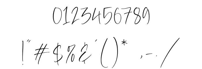 Smooth Batters Font OTHER CHARS