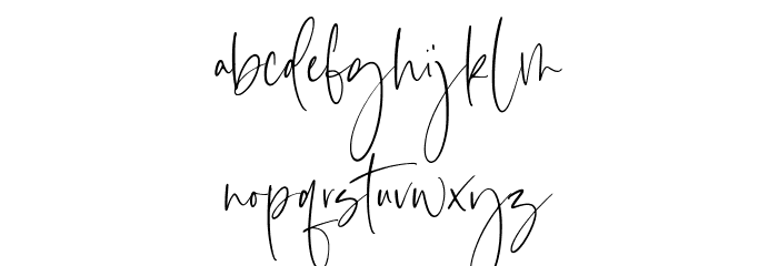 Smooth Batters Font LOWERCASE