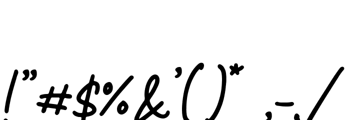 Smooth Bellena Font OTHER CHARS