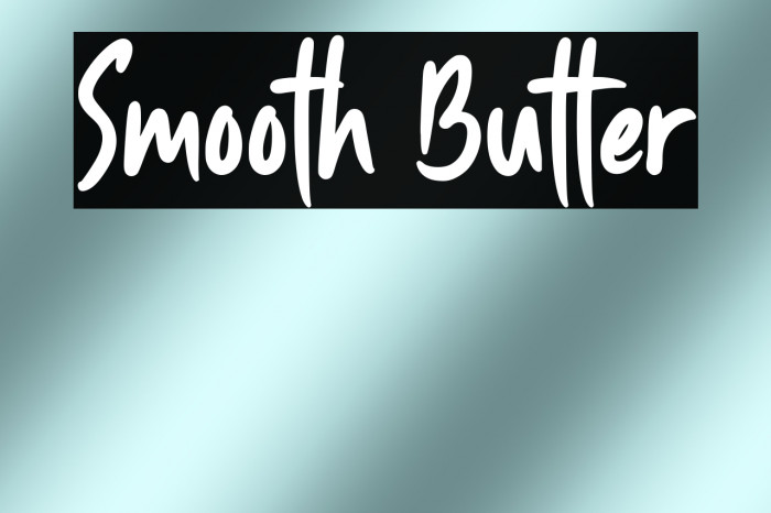 Smooth Butter Example 3