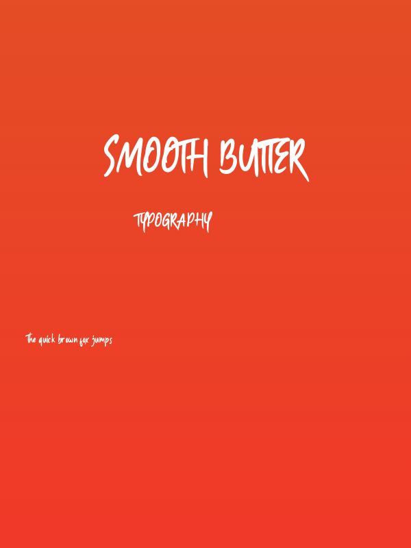 Smooth Butter Poster