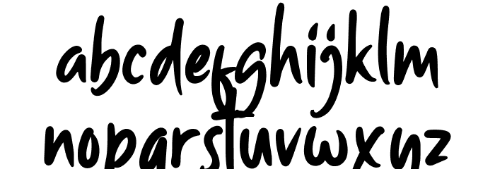 Smooth Butter Font LOWERCASE