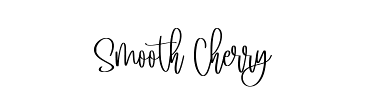 Smooth Cherry  Frei Schriftart Herunterladen