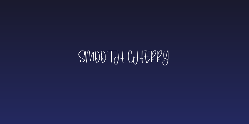 Smooth Cherry Social Header