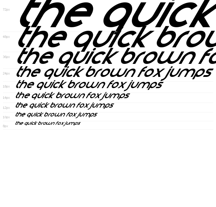 Smooth Circulars Italic Waterfall