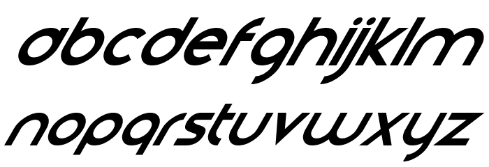 Smooth Circulars Italic Шрифта строчной
