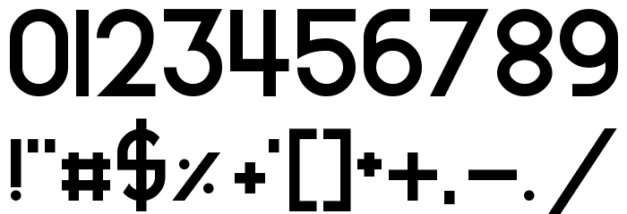 Smooth Circulars Font OTHER CHARS
