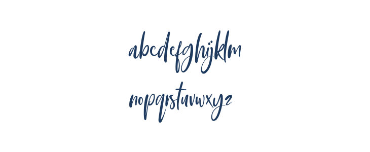 Smooth Dahlia Lowercase