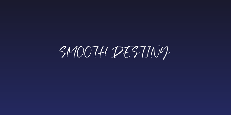Smooth Destiny Social Header