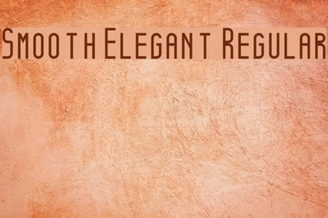 Smooth Elegant Regular Example 3