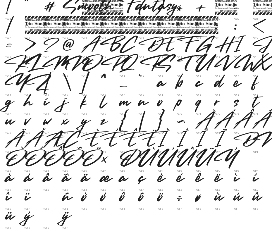 Smooth Fantasy Personal Use Character Map