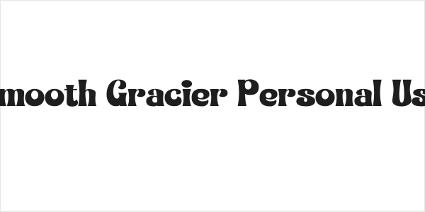 Smooth Gracier Personal Use Logo