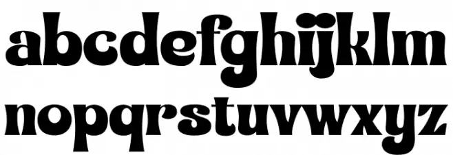 Smooth Gracier Personal Use Font LOWERCASE