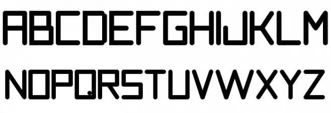 Smooth Line 7 Шрифта ВЕРХНИЙ