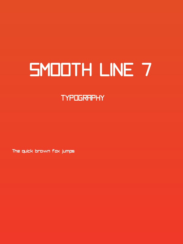 Smooth Line 7 Poster