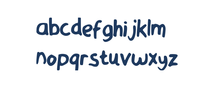 Smooth Marker Lowercase