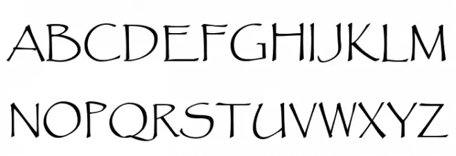 Smooth Papyrus Demo Polices MAJUSCULES