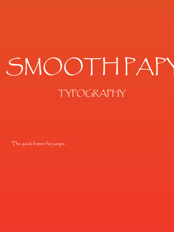 Smooth Papyrus Demo Poster