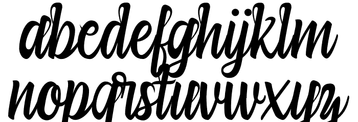 Smooth People CHILD Font LOWERCASE
