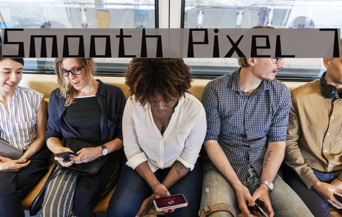 Smooth Pixel 7 Font examples