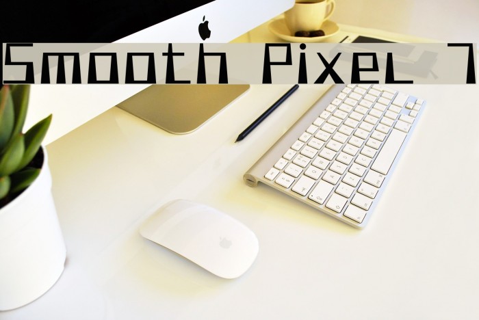 Smooth Pixel 7 Font examples