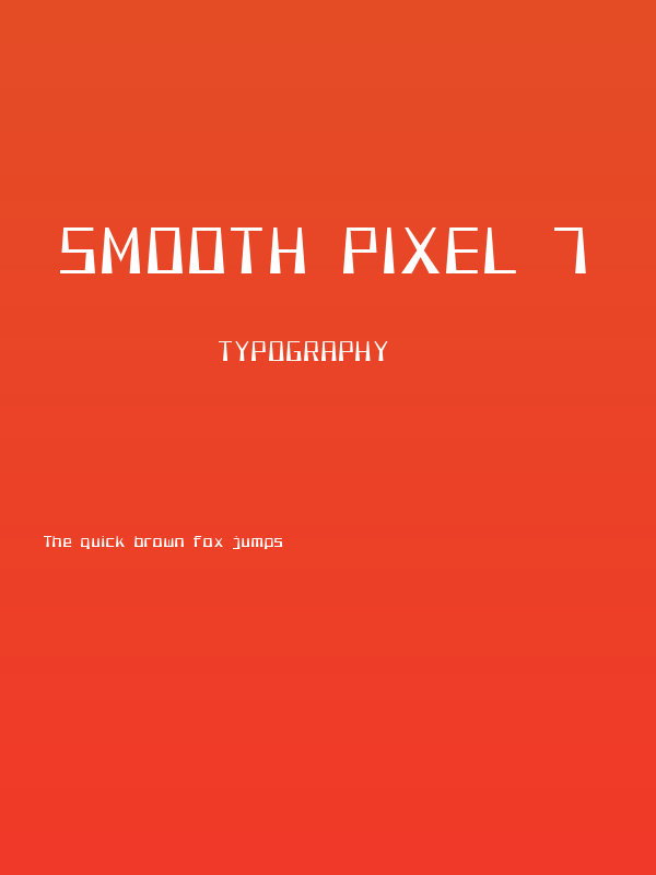 Smooth Pixel 7 Poster