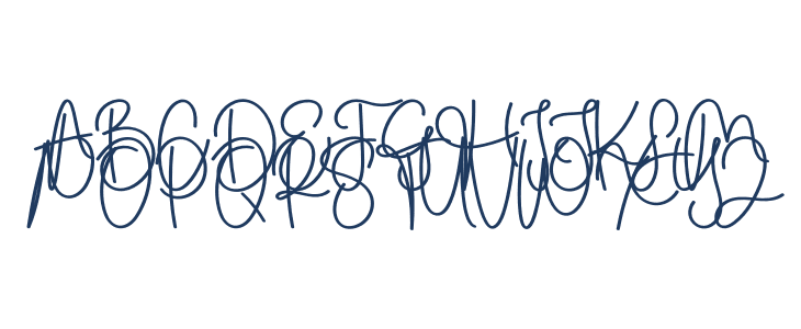Smooth Signature Uppercase