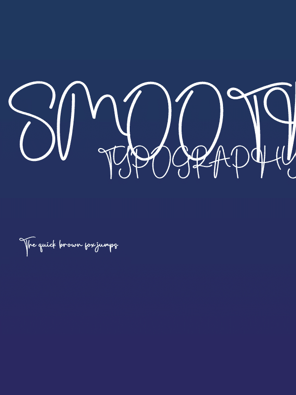 Smooth Signature Poster