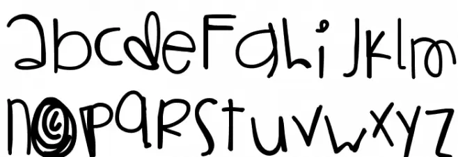 SmoothOperator Schriftart Kleinbuchstaben