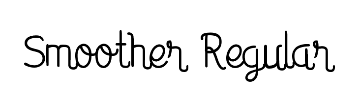 Smoother Regular  Frei Schriftart Herunterladen