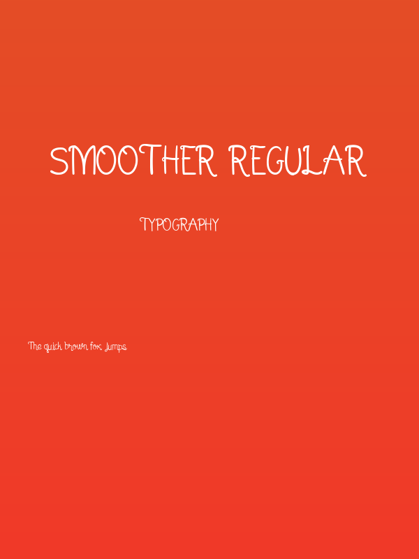 Smoother Regular Poster