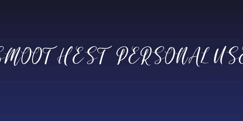 Smoothest Personal Use Social Header