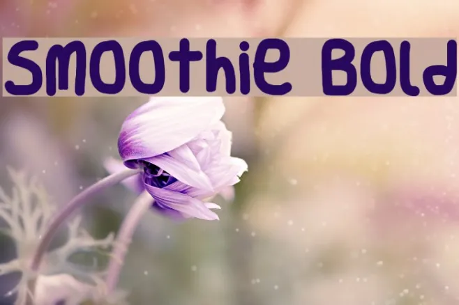Smoothie Bold Example 1