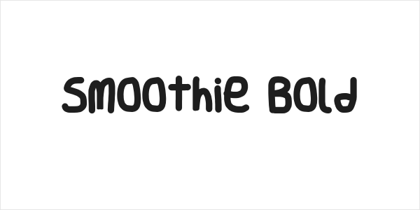 Smoothie Bold Logo