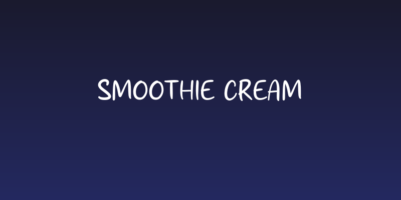 Smoothie Cream Social Header