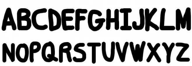 Smoothie ExtraBold Schriftart Groß