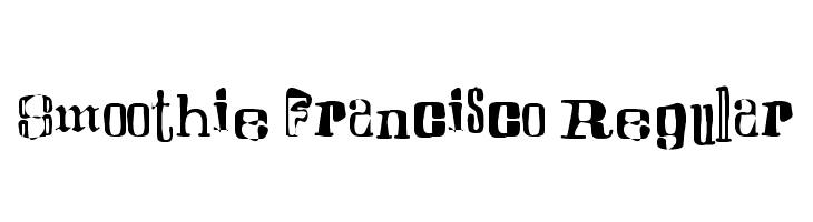 Smoothie Francisco Regular Font
