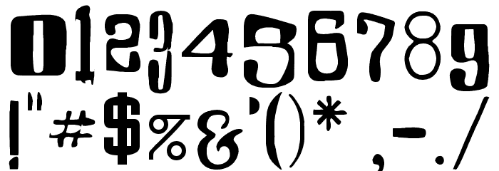 Smoothie Francisco Regular Font OTHER CHARS