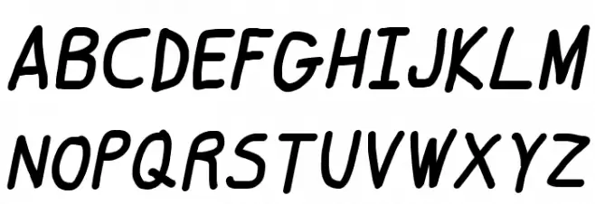 Smoothie Italic Fuentes MAYÚSCULAS