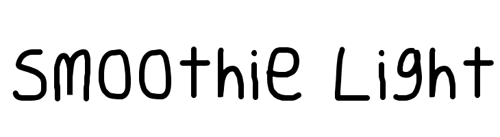 Smoothie Light Font